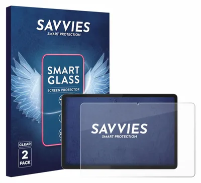 Produktbild von 2x Savvies Schutzglas Folie für Lenovo Idea Tab Plus 12.1" 9H Panzer Schutzfolie Glas Displayschutz klar transparent