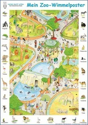 Immagine prodotto di Il mio poster da riempire dello zoo