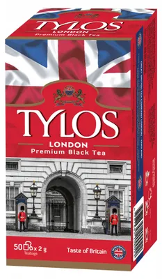 Produktbild von Tylos Schwarzer Tee, aromatisch, 50 Teebeutel