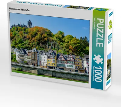 Produktbild von CALVENDO Puzzle Malerisches Moselufer | 1000 Teile Lege-Größe 64x48cm Foto-Puzzle für glückliche Stunden
