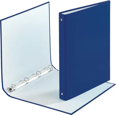 Produktbild von DONAU Ringbuch 4-Ringe blau 3,5 cm DIN A4