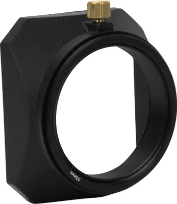 Immagine prodotto di Accessorio paraluce quadrato per fotocamere mirrorless filtro per videocamera digitale (55 mm)