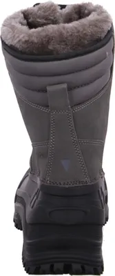 Produktbild von Schneestiefel aus Nubuk mit warmem Wollpelz am Schuhrand, modischer Look, ideal für Winterspaziergänge bei jedem Wetter. Dank Membran auf der Innenseite, ist der Schuh völlig wasserundurchlässig. Deutlich wärmer als in der Vergangenheit dank neuer Einlegesohle mit weichem Fleece-Überzug. Der neue Überschuh ist schlanker und somit besser geeignet für die Form des weiblichen Fußes.