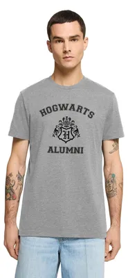 Produktbild von Spreadshirt Harry Potter Hogwarts Alumni Männer Premium T-Shirt, L, Grau meliert