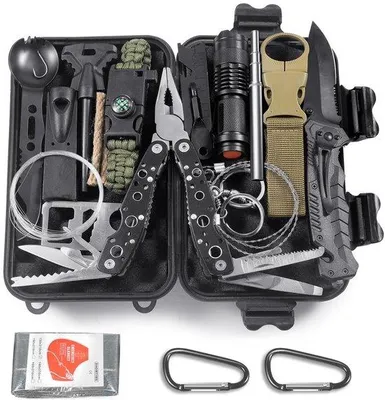 Productafbeelding van 14-in-1 Multifunctionele Survivalkit voor Buitenactiviteiten