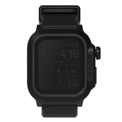 Produktbild von Apple Watch 40mm (4/5) wasserfeste/stoßfeste schwarze Catalyst Hülle mit Armband