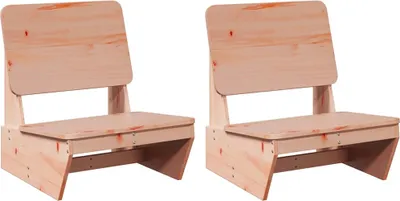 Zdjęcie produktu dla vidaXL Krzesła ogrodowe 2 szt. 60x64x70,5 cm daglezja lita