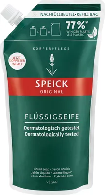 Zdjęcie produktu dla Opakowanie uzupełniające mydła w płynie Speick Original łagodnie oczyszcza 600 ml