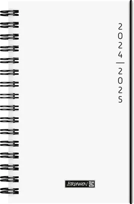 Produktbild von BRUNNEN Schülerkalender 2024/2025 "Plain White", 1 Seite = 1 Tag, A5, 352 Seiten, weiß