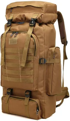 Produktbild von Wanderrucksack 80 L, wasserdicht, Molle System, für Camping