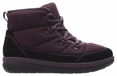 Produktbild von Clarks Cabrini Cove Damenstiefel lila isoliert 36