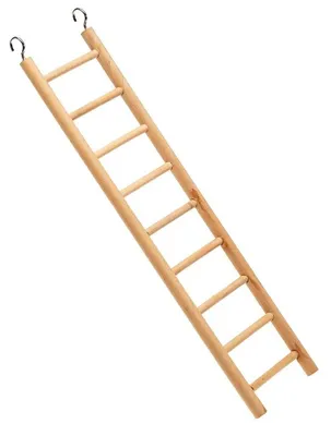 Zdjęcie produktu dla Ferplast ESCALERA – Drabinka drewniana dla papug i kakadu, wymiary: 9X1,1X37CM