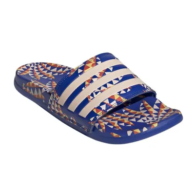 Image de Adidas X Farm Rio Adilette Comfort Slide tongs sandales bleu/coloré IG1270, Taille:37 EU