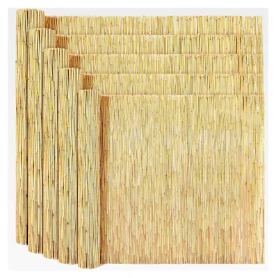 Produktbild von Schilfrohrmatte als Sichtschutz in 12 Größen | 180x300 cm | Sichtschutzmatte aus Schilfrohr für Balkon, Garten und Terrasse | natürlicher Sichtschutzzaun