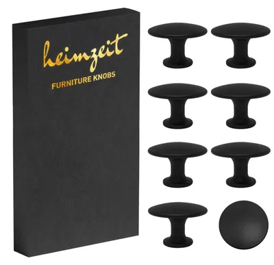 Produktbild von Set mit 8 Möbelknöpfen aus Zinklegierung