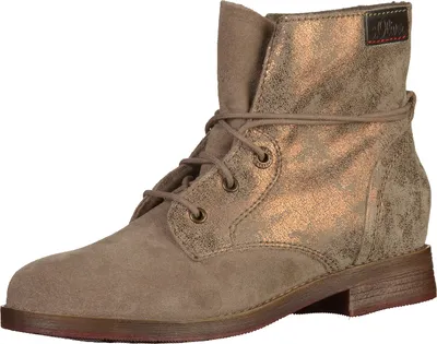Produktbild von S.Oliver PEPPER FLOWER Damen Lederstiefel grau isoliert 36