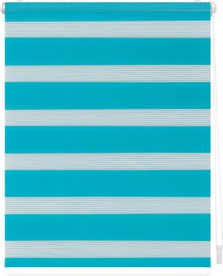 Produktbild von Lichtblick Duo Rollo Klemmfix, ohne Bohren Blau, 60 cm, 60 cm x 150 cm (B x L)