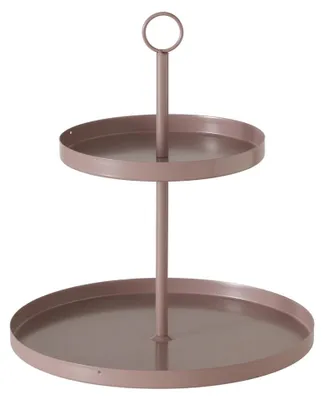 Produktbild von Etagere SAMINA braun aus Metall Dekoetagere lebensmittelgeeignet H34cm