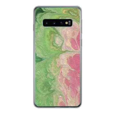 Produktbild von MuchoWow® Handyhülle Schutzhülle Hülle für Samsung Galaxy S10 Farbe - Kunst - Psychedelisch Silikon Softcase Handy Hülle - Handytasche