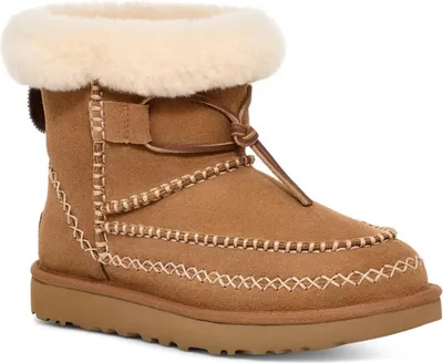 Produktbild von UGG Damen Schneestiefel aus Wildleder mit Schaffellfutter, Chestnut, Modell 1158193HCK