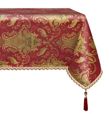 Produktbild von Jacquard Tischdecke für Esstisch und Festdekoration