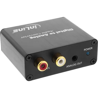 Image de InLine® Convertisseur Audio DA, Toslink & RCA entrée vers RCA sortie stéréo, USB