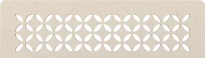 Image de Schlüter SNS1D5TSI N S1 Repose Floral 87x300mm Ivoire