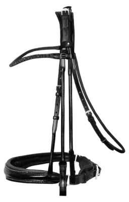 Immagine prodotto di Passier Curb Bridle Highscore Double Bridle nero/acciaio inox Warmblood