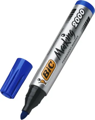 Produktbild von Bic Permanentmarker, rund, blau, NB2000
