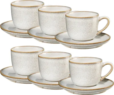 Produktbild von ASA SAISONS Cappuccinotasse mit Untertasse sand Set6