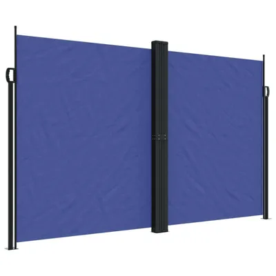 Obrázok produktu pre vidaXL Bočná výsuvná markíza modrá 200x1000 cm