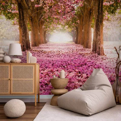 Produktbild von Vlies Fototapete - Pink grove 300x210 cm Landschaften c-A-0031-a-b
