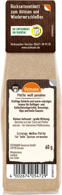 Produktbild von Pfeffer weiß gemahlen