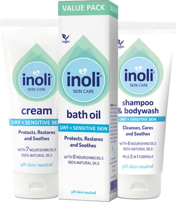 Produktbild von Inoli Babypflegeset 1 - pH-hautneutral - 100 % natürliche Öle