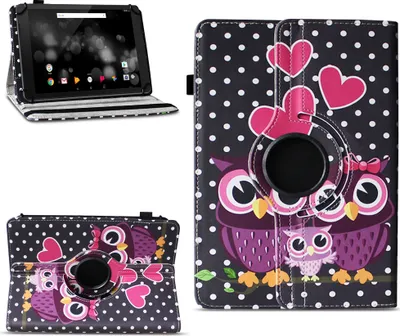 Produktbild von Tablet Tasche für Doogee T20 T20S T20E Hülle Schutzhülle 360 Grad Drehbar CaseFarben:Motiv 4