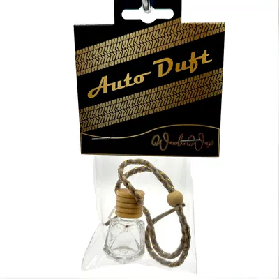 Produktbild von WonderWax Auto Duft Lufterfrischer Diamant Design 8 ml Klar|Black Sand & Beach|Innenraum Deko Parfüm Car Scent Baum Geruch Luxus Aufhänger