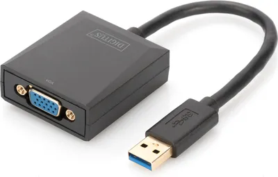 Produktbild von USB 3.2 Gen 1 Adapter, USB-A Stecker > VGA Buchse