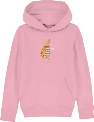 Produktbild von Mr. & Mrs. Panda Kinderpullover Nachtfalter Fähnchen 9-11 Jahre (134/146) - Baumwolle Pink - Geschenk, Kapuzenpulli, Lustige Sprüche, Niedlich, Spruch Witzig, Hoodie, Süß