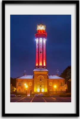 Produktbild von Bild - Bilderrahmen - 40 cm x 60 cm - MDF - Rahmen - Wandkunst - Niechorze Polen