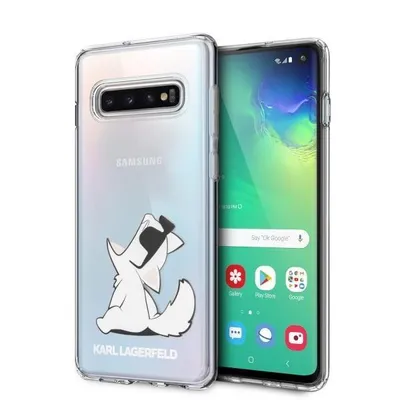 Produktbild von Karl Lagerfeld back cover for Galaxy S10e - Transparent