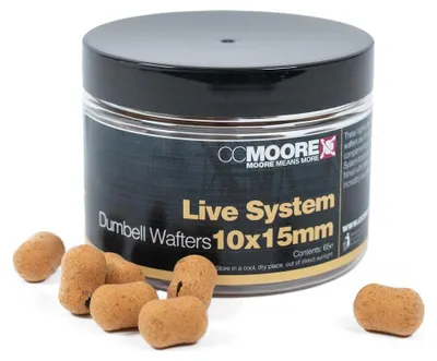 Produktbild von CC Moore Live System Dumbell Wafters 10X15mm - 60g Boilies