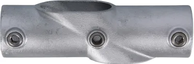 Produktbild von Rohrverbinder Kreuzverbinder 1 1/4" (42,4 mm), lang verstellbar 30°- 45° AVERDE