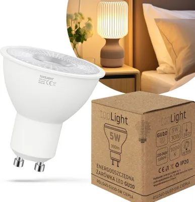 Obrázek produktu pro LED Žárovky tooLight 5W GU10 Teplá 230V RSL040