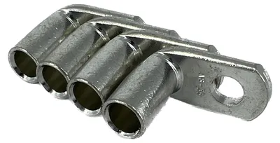 Produktbild von Exoda Kabelschuh gewinkelt 4x Ringöse 35 mm² M8 für Batteriekabel