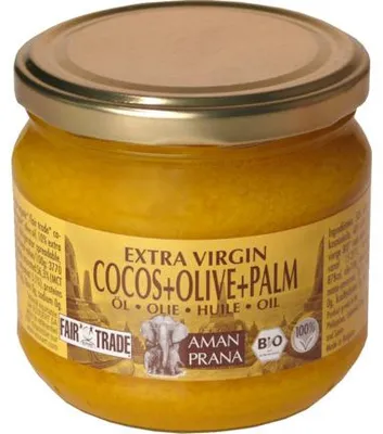 Produktbild von Kokosöl, Olivenöl und Rotes Palmöl 325ml