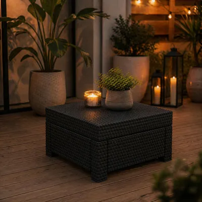 Produktbild von Keter Provence Tisch anthrazit, Gartentisch, wetterfest, Outdoor | Final