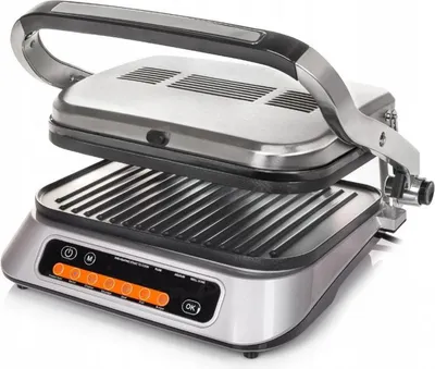 Obrázek produktu pro Gril First Austria FA-5344-3, 2100 W, 7 automatických programů, Vyjímatelné desky, Otevření 180 stupňů, Nerezová ocel