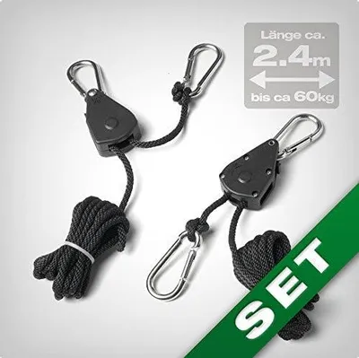 Produktbild von Seilratsche mit hoher Tragkraft bis zu 60 kg - ideal zum Aufhängen von Lampen
