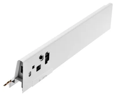 Produktbild von GTV Schubladensystem Modern Box, mittelhoch, 450 mm, weiß (inkl. 1 Paar von Relings) – leises Schließen – der Mechanismus erlaubt es | Högert Technik