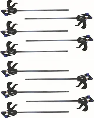 Produktbild von 10x Set Spannzwinge 100 150 300 450 600 Einhandzwinge Schraubzwingen